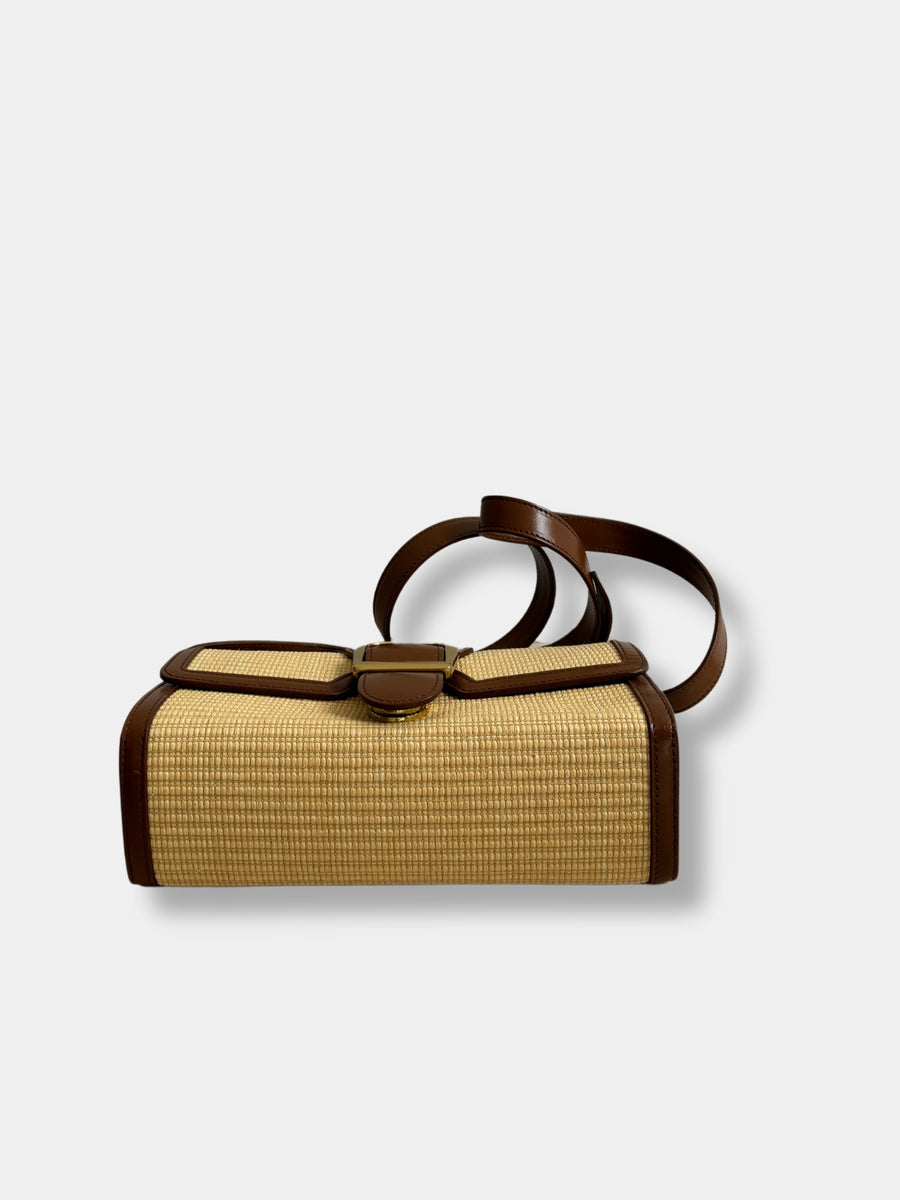 Rylan Small Rattan Satchel