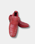 Celine by Phoebe Philo Red Moccasin Pumps