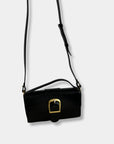 Rylan Small Satchel with Flat Handle in Black