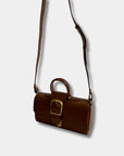 Rylan Small Satchel in Cognac