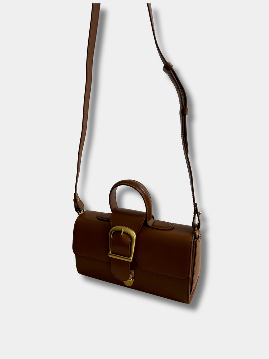 Rylan Small Satchel in Cognac