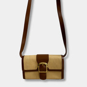 Rylan Small Rattan Satchel