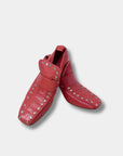 Celine by Phoebe Philo Red Moccasin Pumps