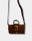 Rylan Small Satchel in Cognac