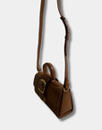 Rylan Small Satchel in Cognac