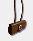 Rylan Long Handle Small Satchel in Cognac