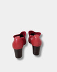 Celine by Phoebe Philo Red Moccasin Pumps