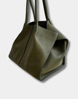 Rylan Large Tote in Forest Green