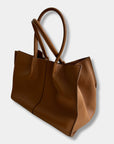 Rylan Large Tote in Caramel