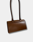 Rylan Long Handle Small Satchel in Cognac