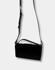 Rylan Small Satchel with Flat Handle in Black