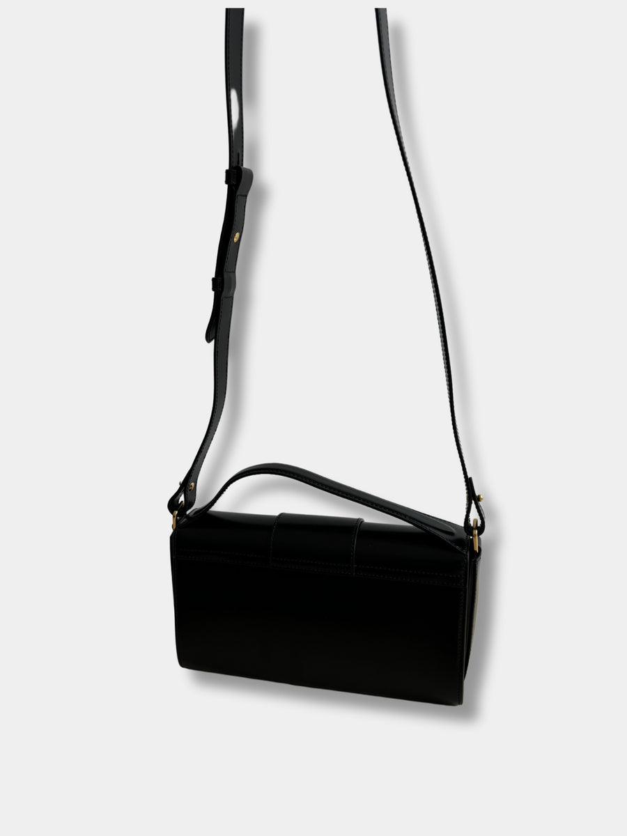 Rylan Small Satchel with Flat Handle in Black