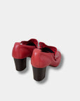 Celine by Phoebe Philo Red Moccasin Pumps