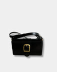 Rylan Small Satchel with Flat Handle in Black