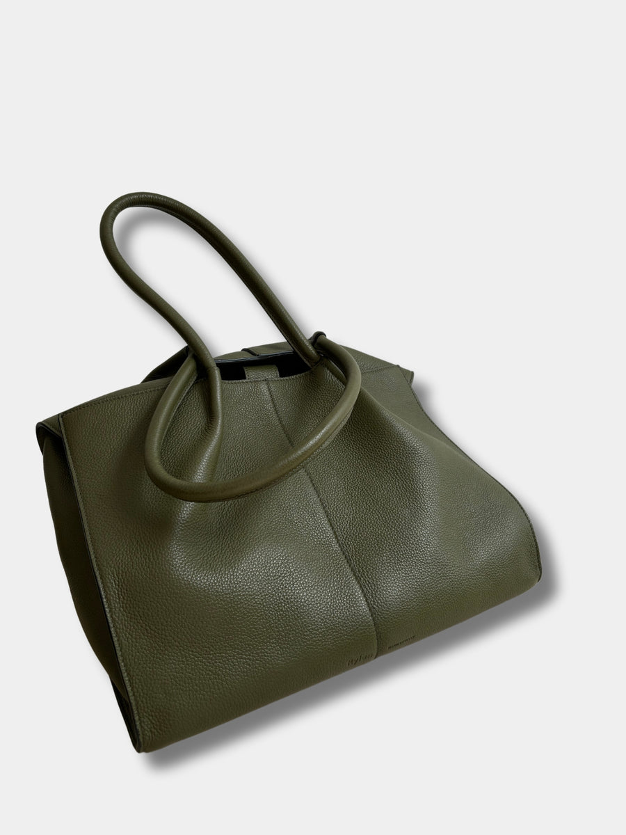 Rylan Large Tote in Forest Green