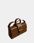 Rylan Small Satchel in Cognac