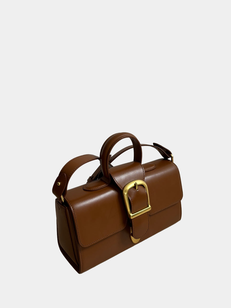 Rylan Small Satchel in Cognac