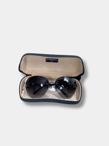 Chanel Camellia Aviator Sunglasses