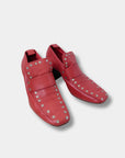 Celine by Phoebe Philo Red Moccasin Pumps