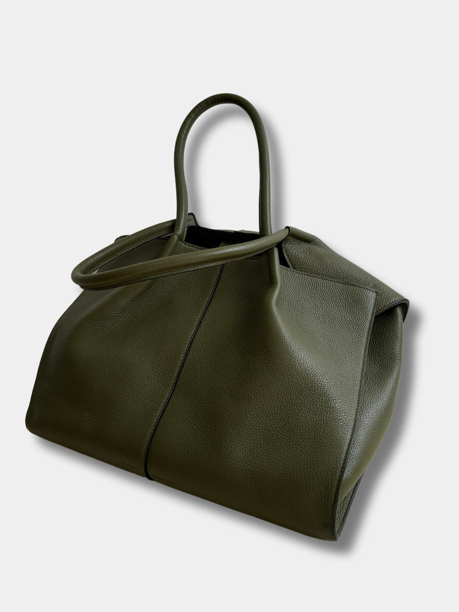 Rylan Large Tote in Forest Green