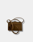 Rylan Smooth Leather Mini Satchel in Camel