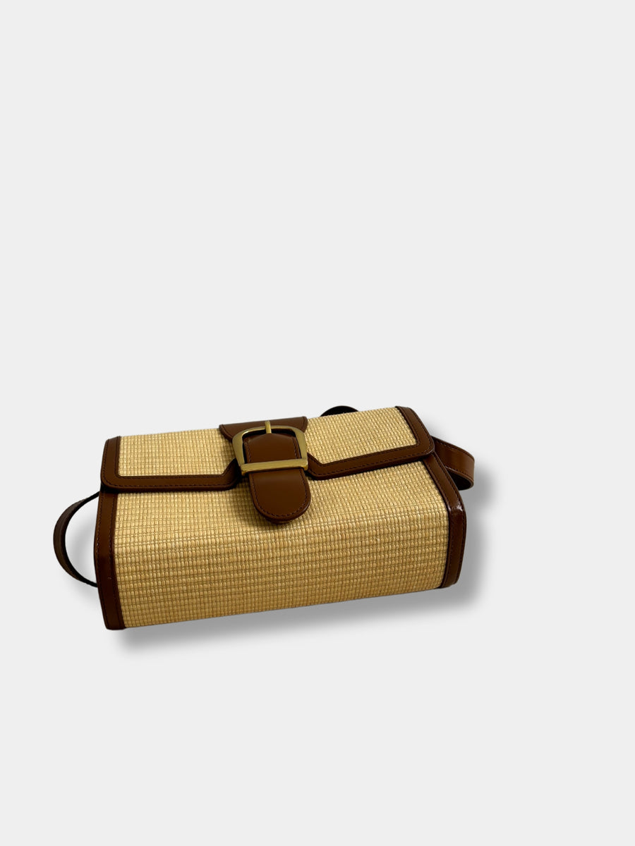 Rylan Small Rattan Satchel