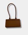 Rylan Long Handle Small Satchel in Cognac