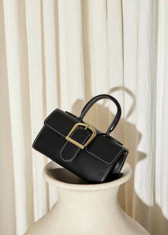 Rylan Small Satchel in Black