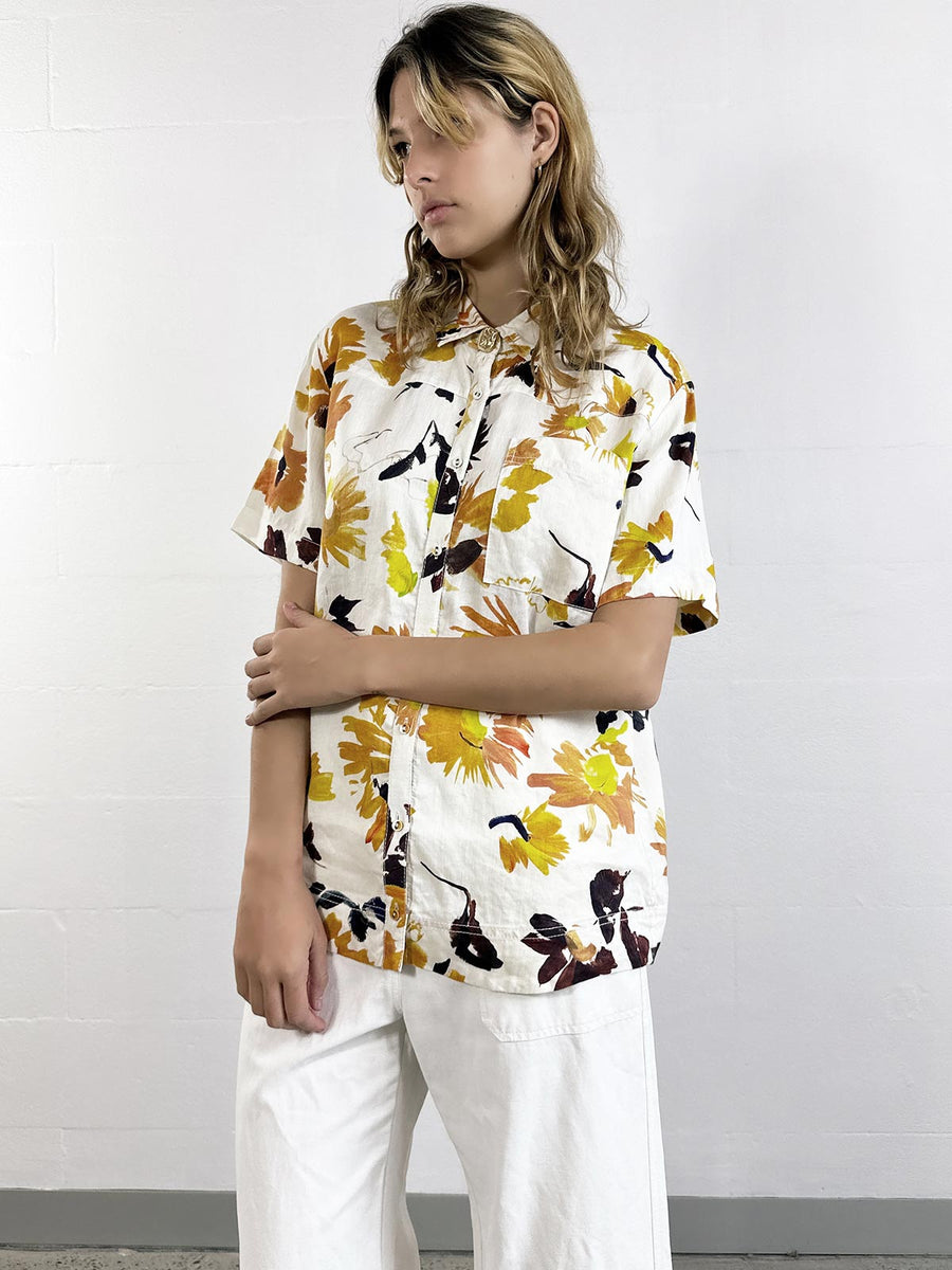 Aje Pocket Floral Shirt