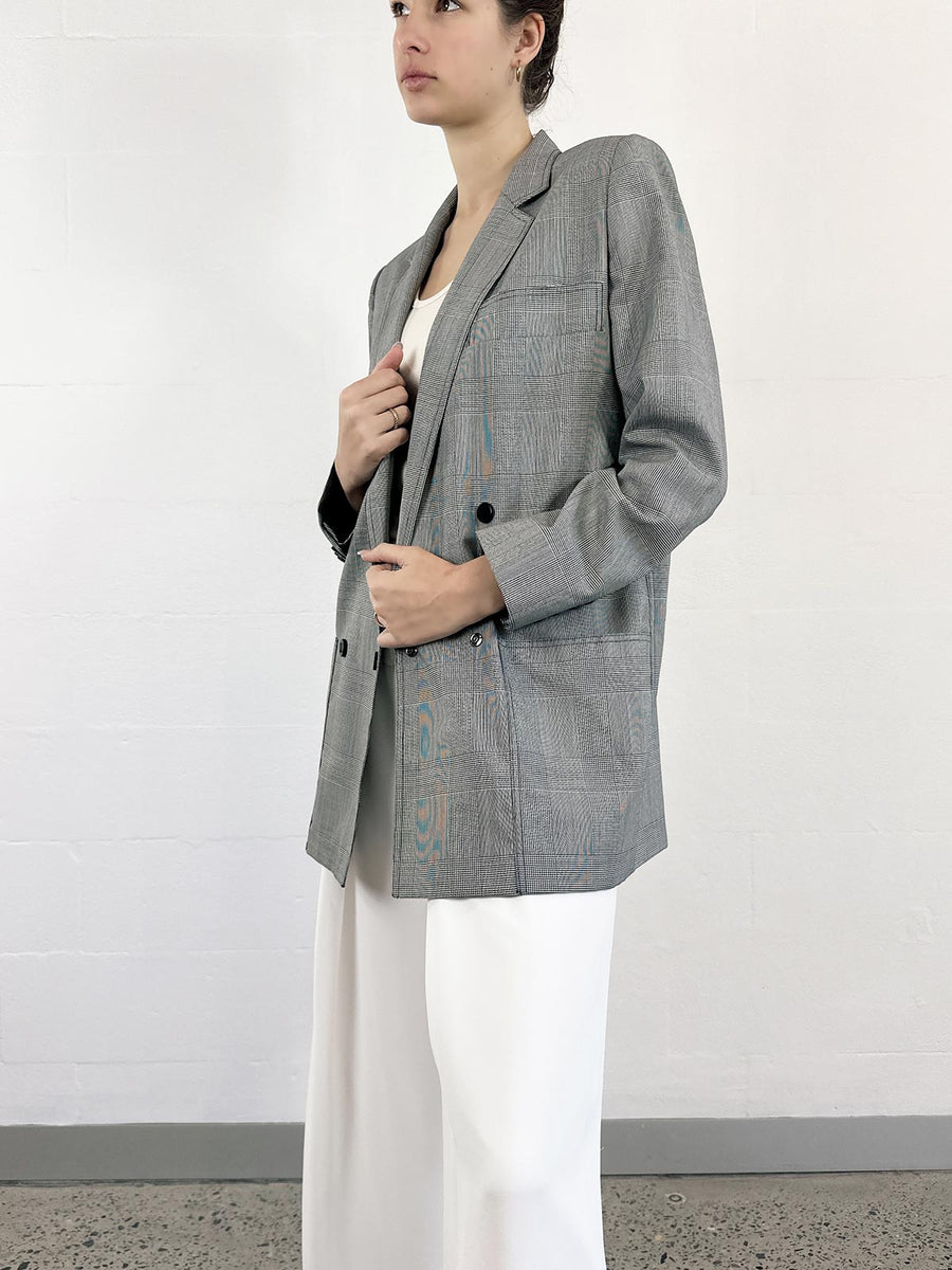 Max Mara Checked Blazer