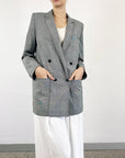 Max Mara Checked Blazer