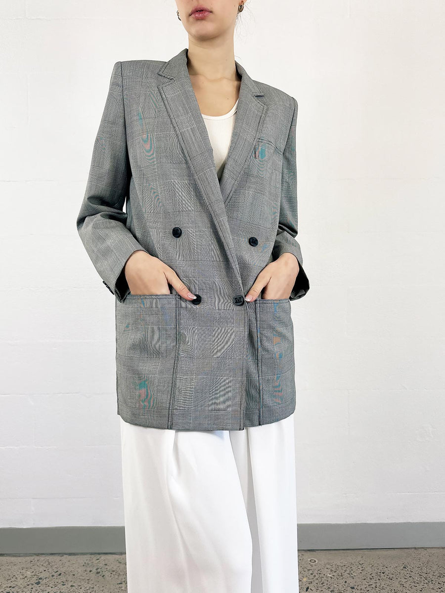 Max Mara Checked Blazer