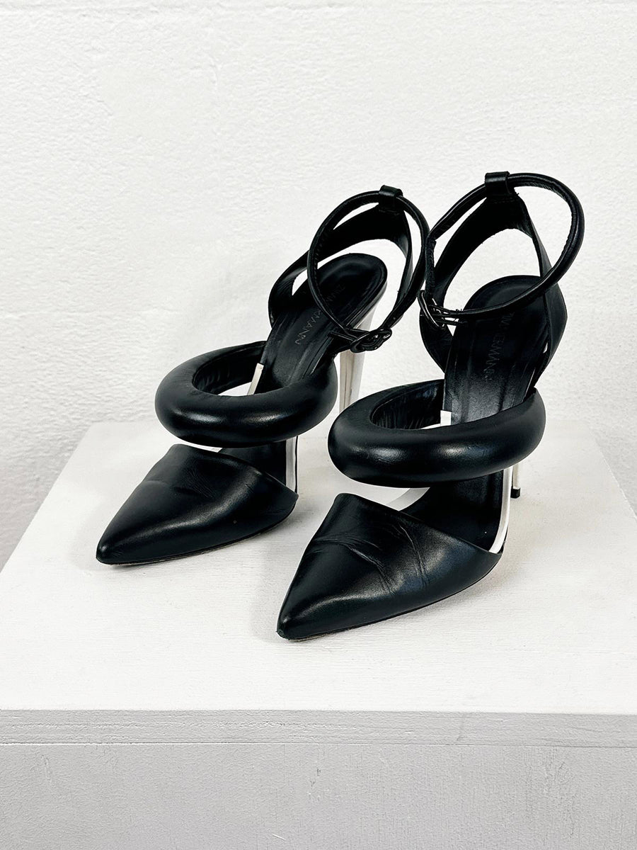 Zimmermann Black & White Heels