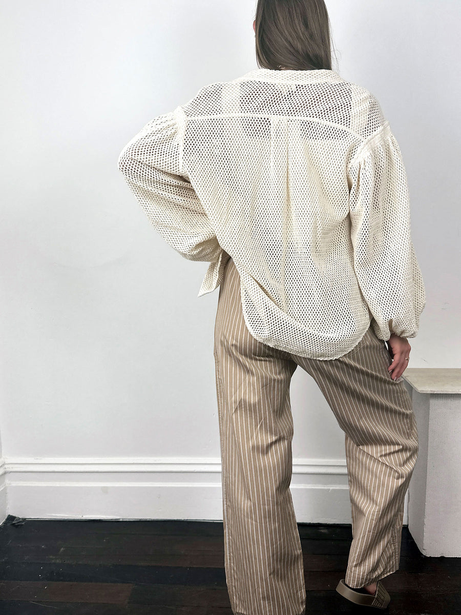 Boteh Citrine Net Shirt