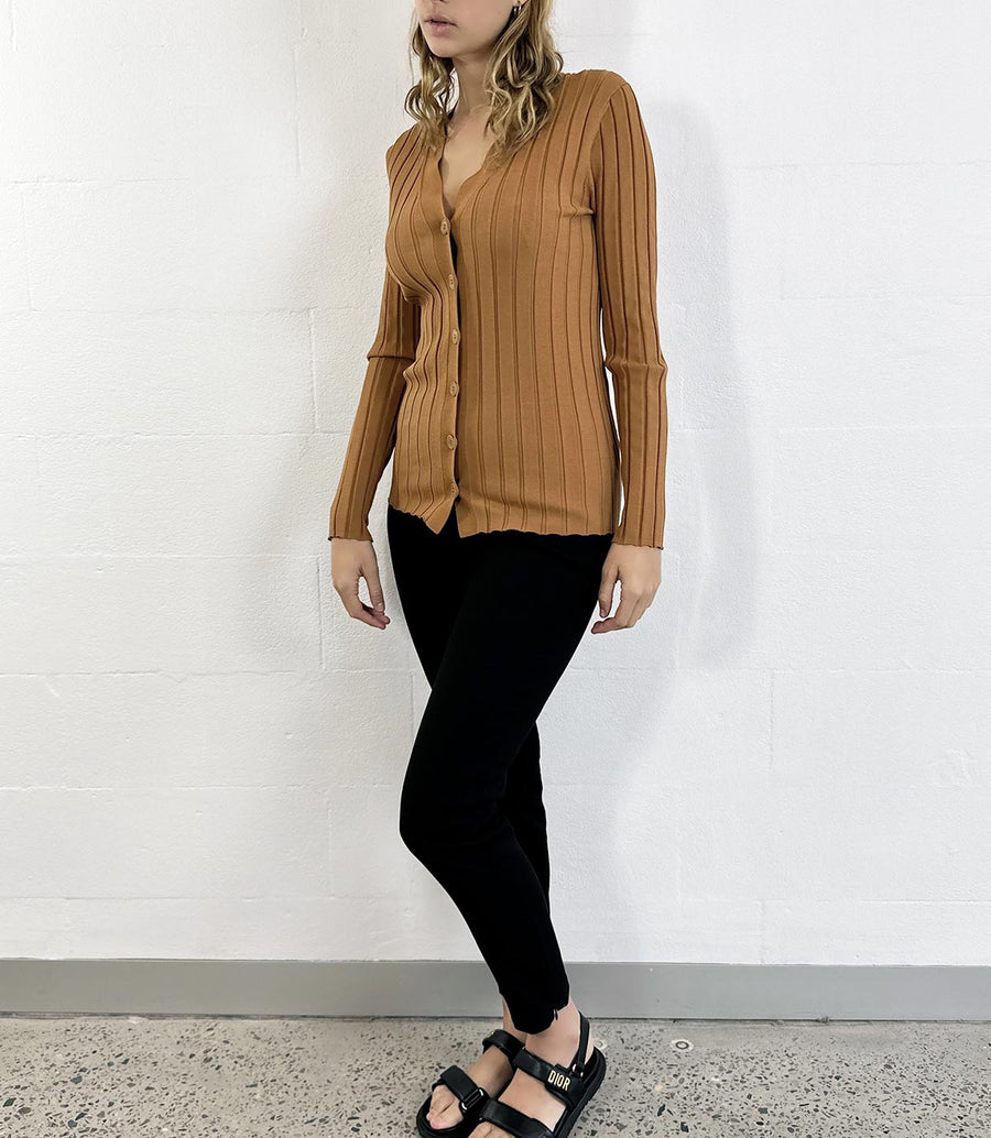 Oroton Ribbed Cardigan