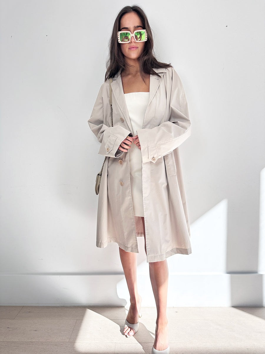 Prada Panama Trench Coat