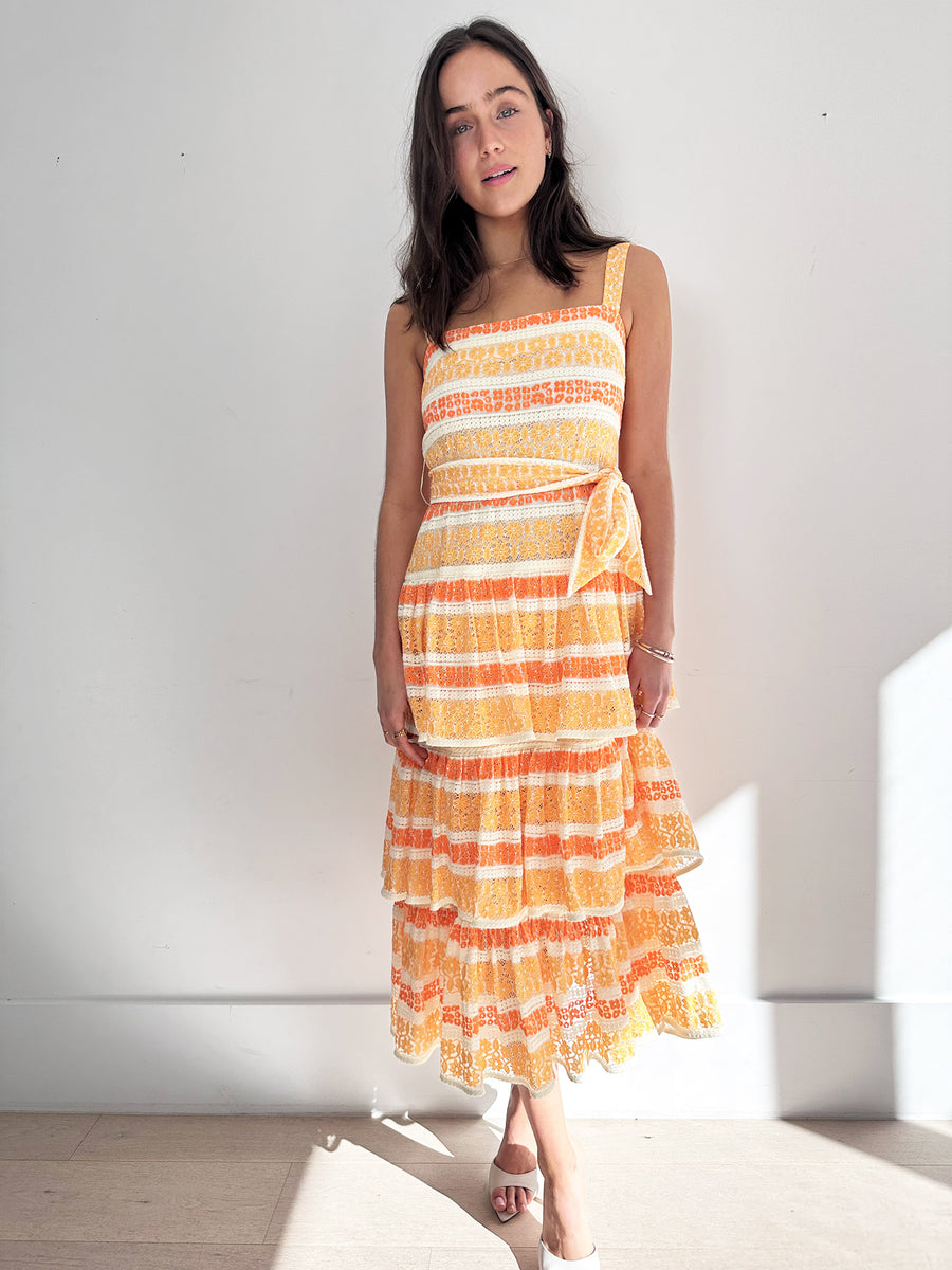 Zimmermann Jude Tiered Lace Dress