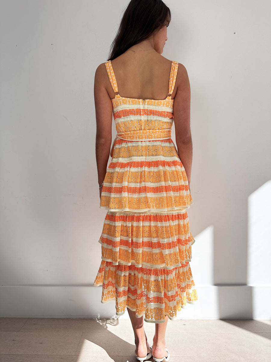 Zimmermann Jude Tiered Lace Dress