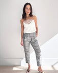 Viktoria & Woods Check Cropped Pants