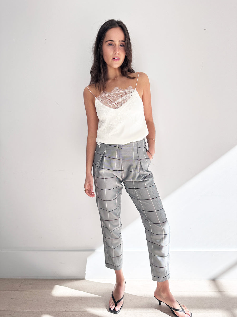 Viktoria & Woods Check Cropped Pants