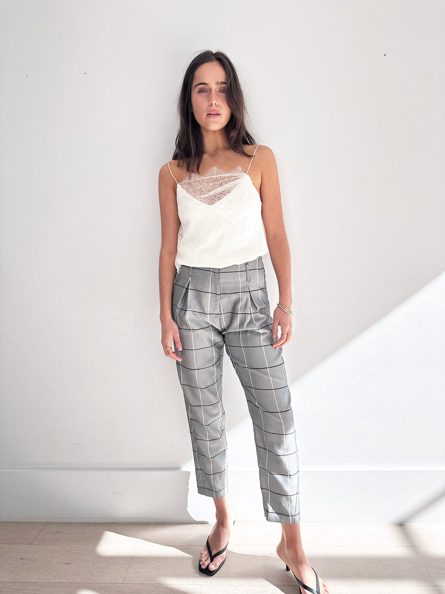 Viktoria & Woods Check Cropped Pants