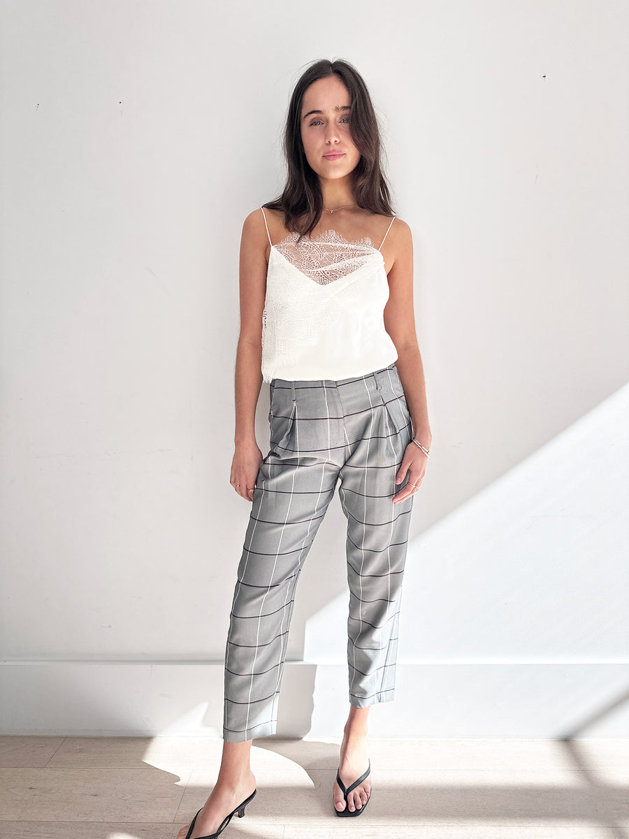 Viktoria & Woods Check Cropped Pants