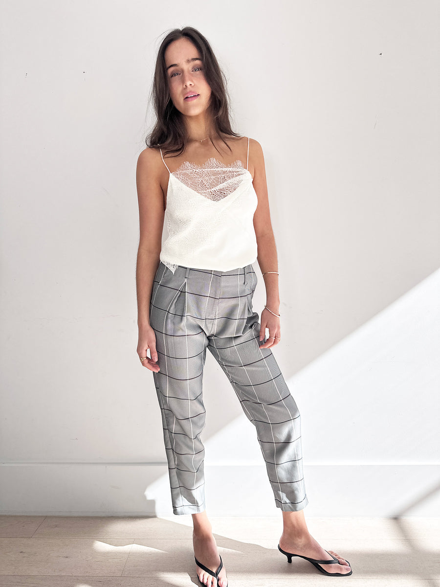 Viktoria & Woods Check Cropped Pants