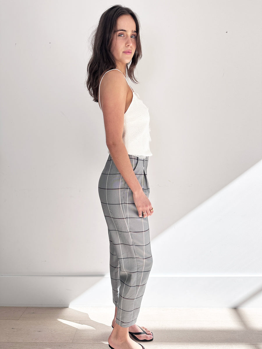 Viktoria & Woods Check Cropped Pants