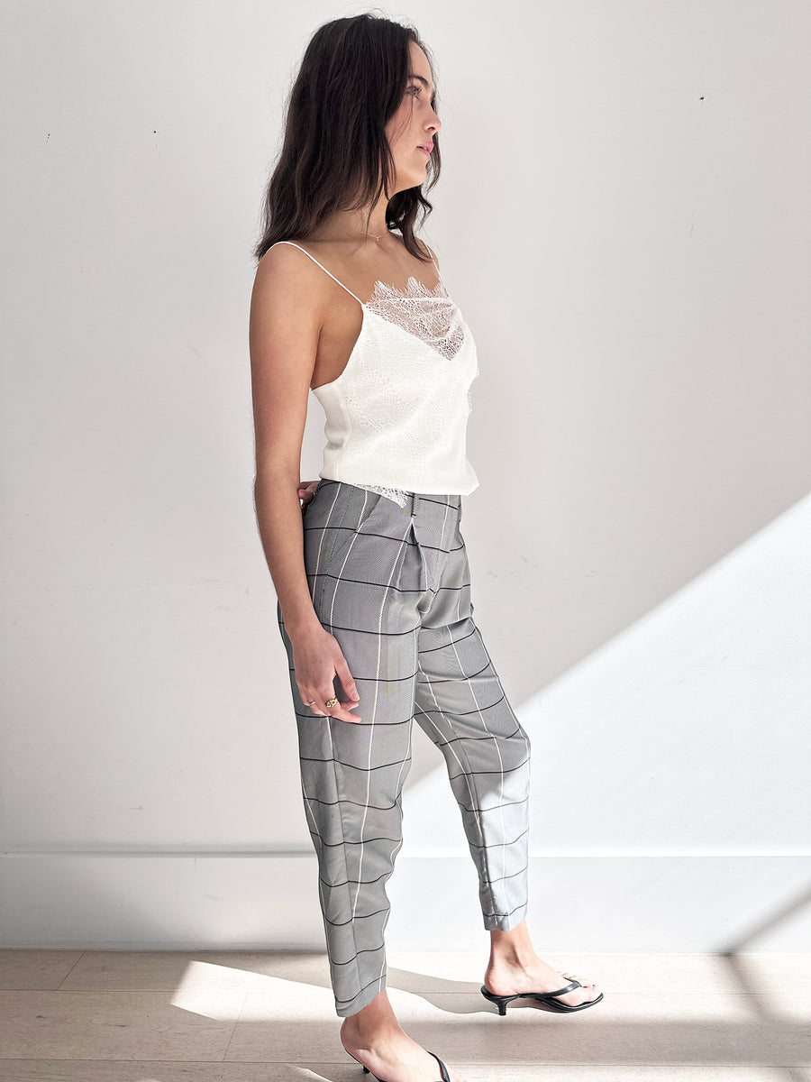 Viktoria & Woods Check Cropped Pants