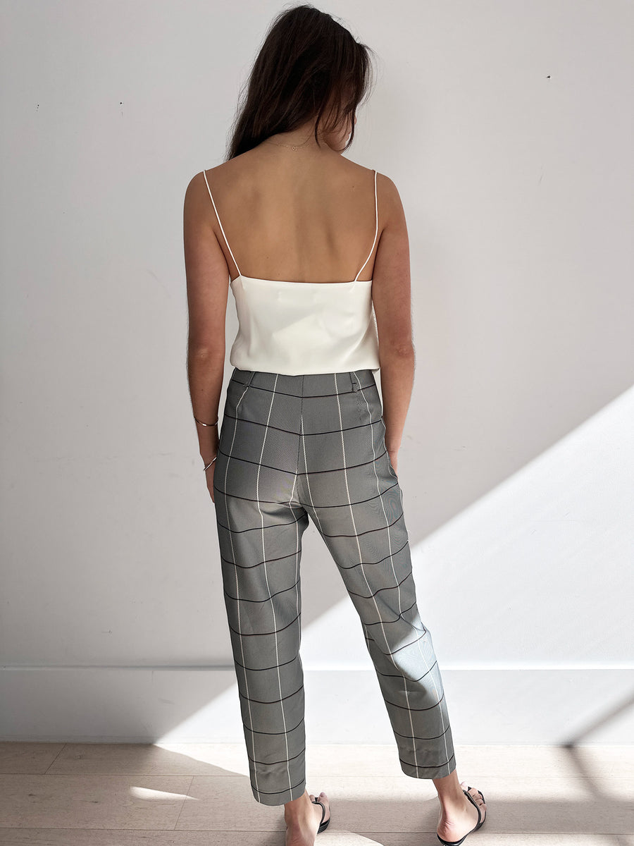 Viktoria & Woods Check Cropped Pants