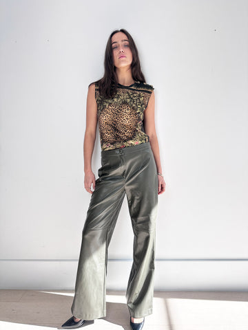 Hansen and Gretel Madden Leather Pants