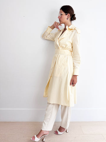 Oroton Buttercream Trench Dress