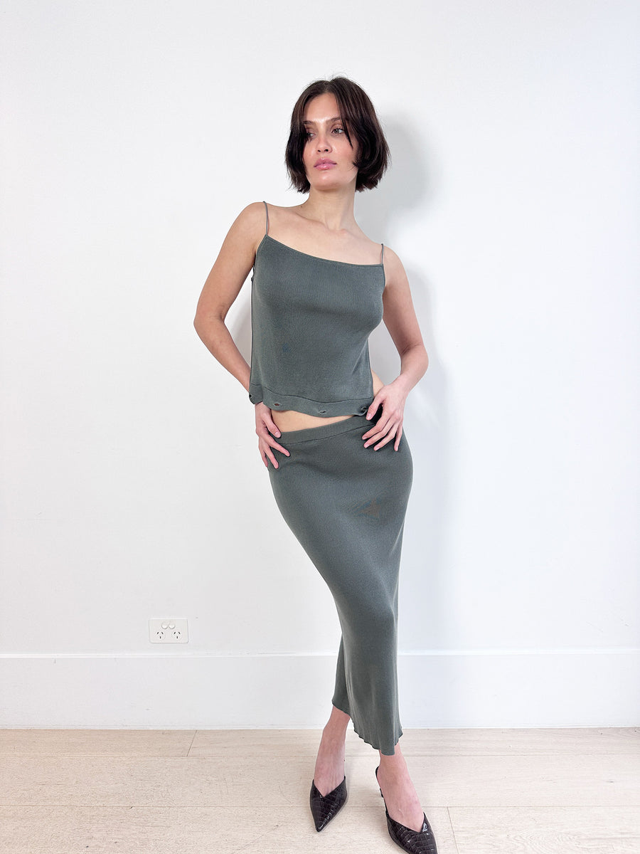 St. Agni The Two Part Knit Dress