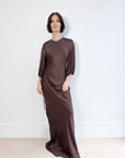 Wynn Hamlyn Chocolate Maxi Dress